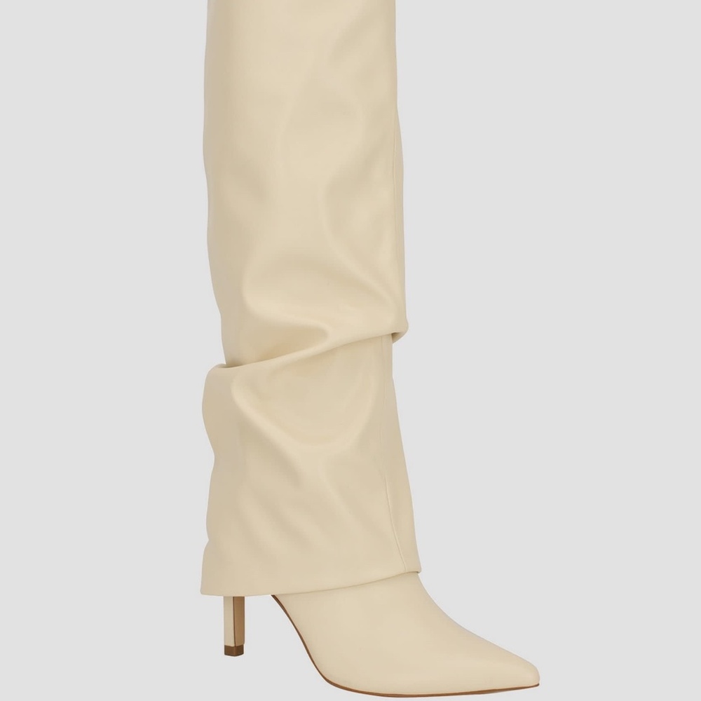 Guess Women's Natha Fold Over Slouchy Stiletto Heel Boots